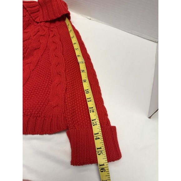 Carters red cable turtleneck warm sweater cable knit size 3T - Picture 9 of 9